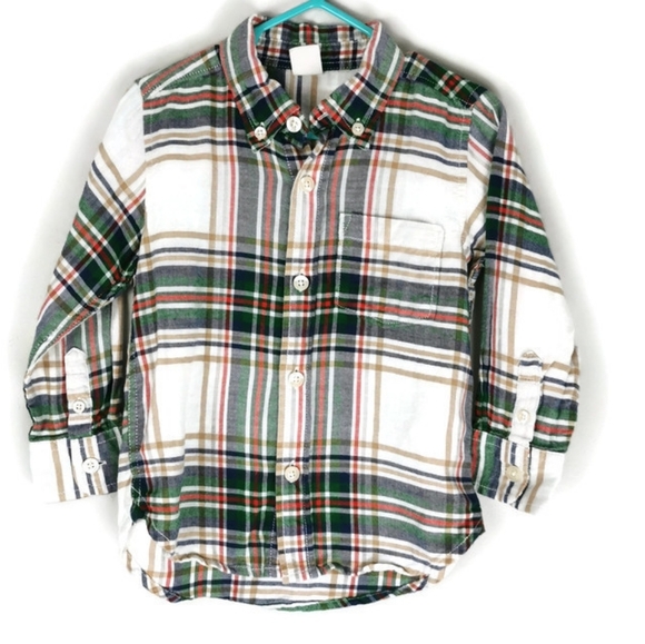GAP Other - Baby Gap Flannel Plaid Shirt 2
